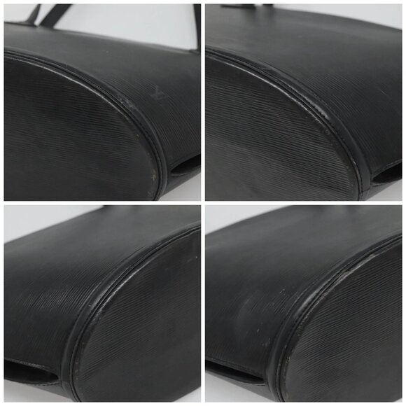 LOUIS VUITTON Epi Saint Jacques Shopping Shoulder Bag Black M52262 Auth 127498 - Picture 15 of 16